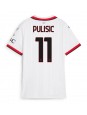 Ženski Nogometna dresi replika AC Milan Christian Pulisic #11 Gostujoči 2024-25 Kratek rokav